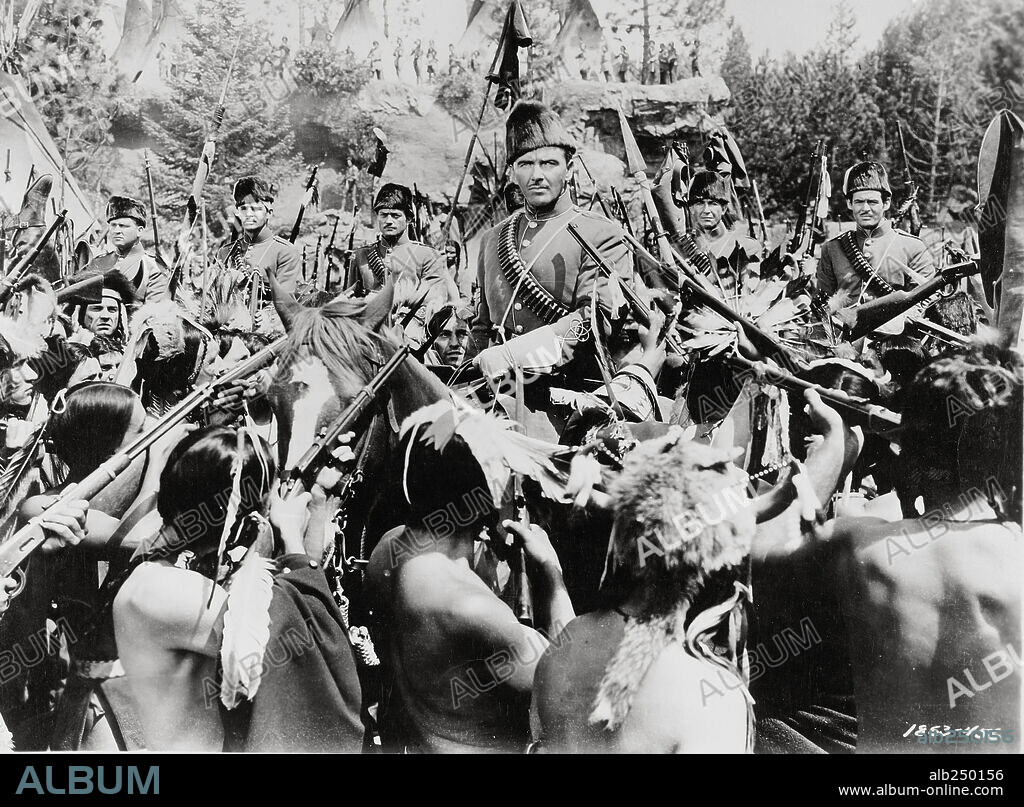 NORTH WEST MOUNTED POLICE, 1940, directed by CECIL B DEMILLE. Copyright PARAMOUNT PICTURES.