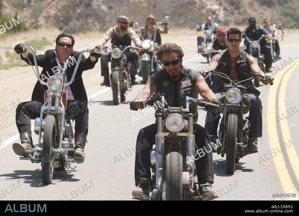 ERIC BALFOUR, LARRY BISHOP and MICHAEL MADSEN in HELL RIDE, 2008, directed by LARRY BISHOP. Copyright DIMENSION FILMS.