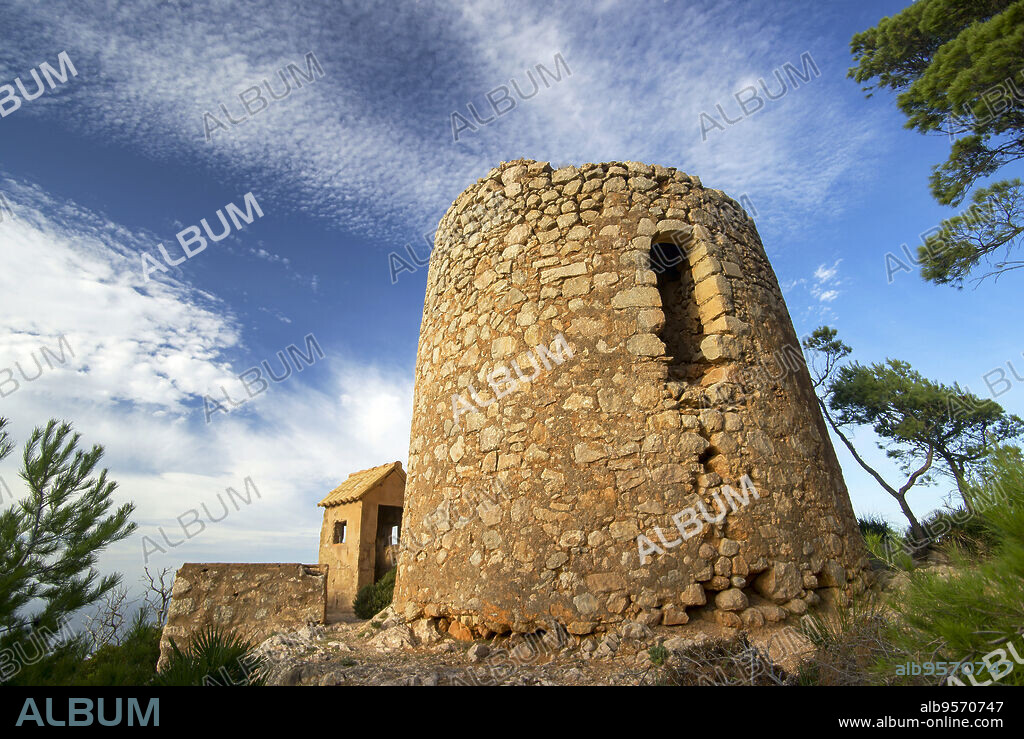 Sa Torre Nova (16th century).Estellencs.Tramuntana.Mallorca.Baleares.España.