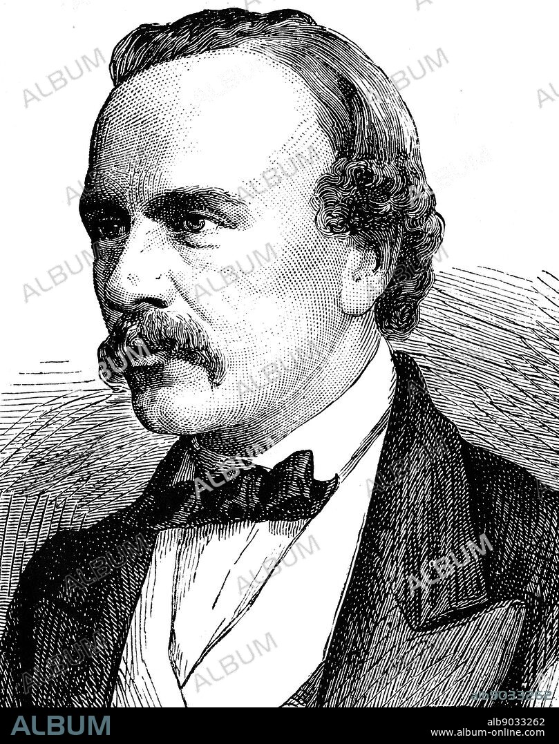 Portrait of Samuel Alfred Varley (1832-1921) an English electrical engineer. Dated 19th Century.
