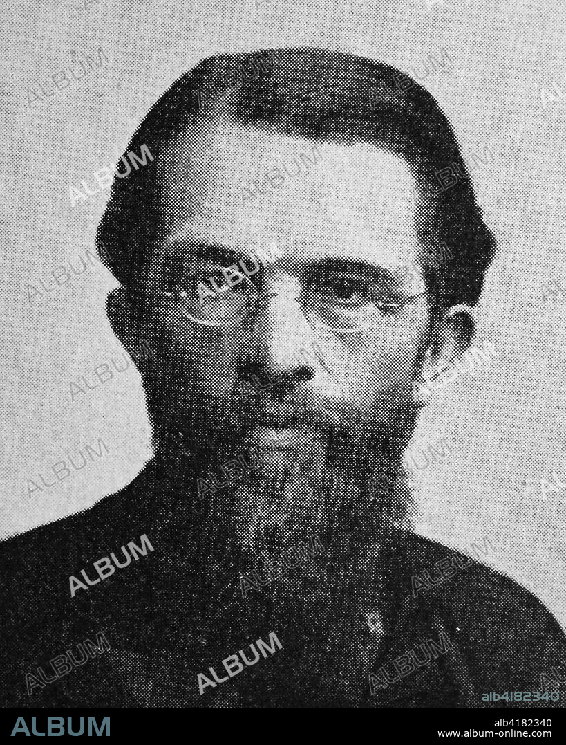 Carl Menger, 1840-1921, an Austrian economist and the founder of the Austrian School of economics, reproduction photo from the year 1895, digital improved.