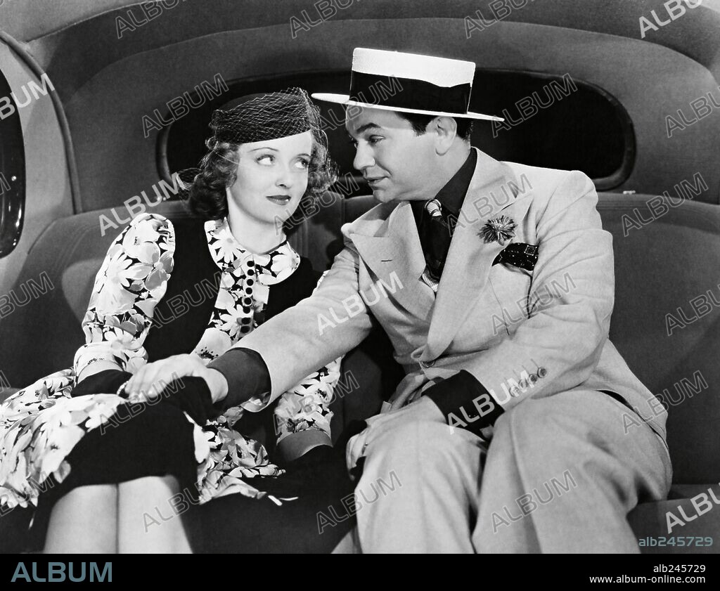 BETTE DAVIS y EDWARD G. ROBINSON en KID GALAHAD, 1937, dirigida por MICHAEL CURTIZ. Copyright WARNER BROTHERS.