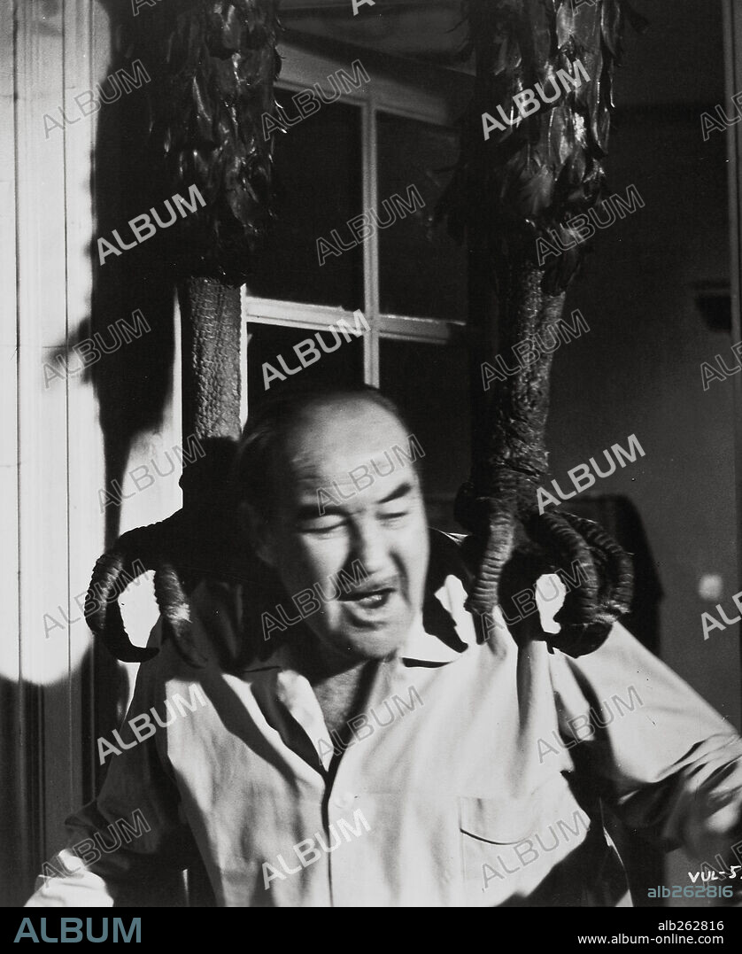 BRODERICK CRAWFORD in THE VULTURE, 1967, directed by LAWRENCE HUNTINGTON.