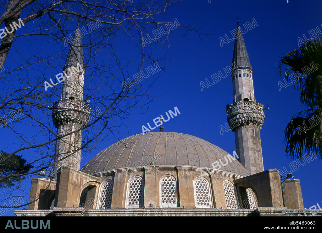 The Tekkiye Mosque (also Takiyyeh as-Sulaymaniyyah, Takieh as-Sulaymaniyya)  was built on the orders of Suleiman the Magnificent and designed by the architect Mimar Sinan between 1554 and 1560. It has been described as 'The finest example in Damascus of Ottoman architecture'.