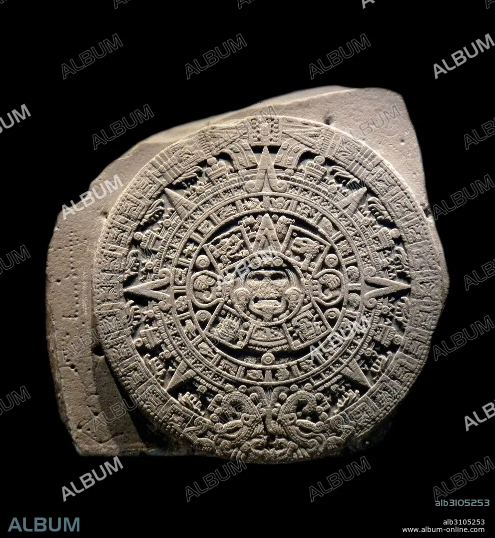 The Aztec calendar stone. - Album alb3105253