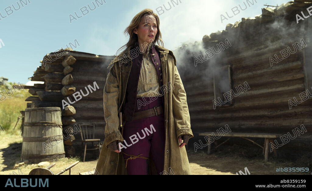 EMILY BLUNT in THE ENGLISH, 2022, directed by HUGO BLICK. Copyright BBC.