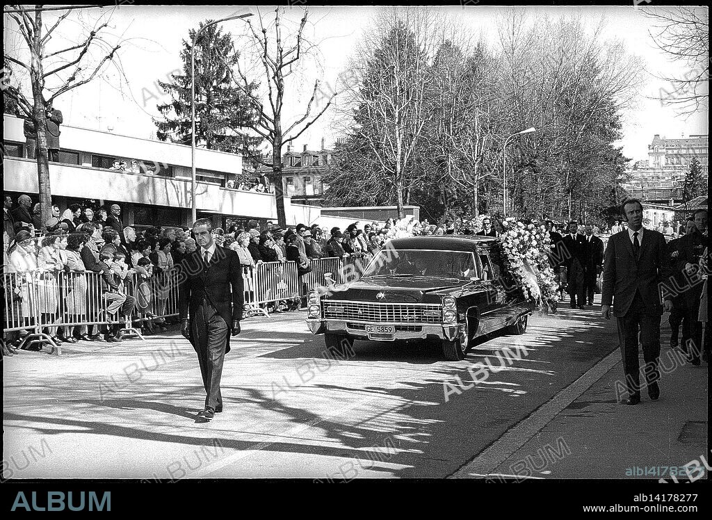 Funeral of Queen Victoria Eugenia of Spain, Lausanne 1969.