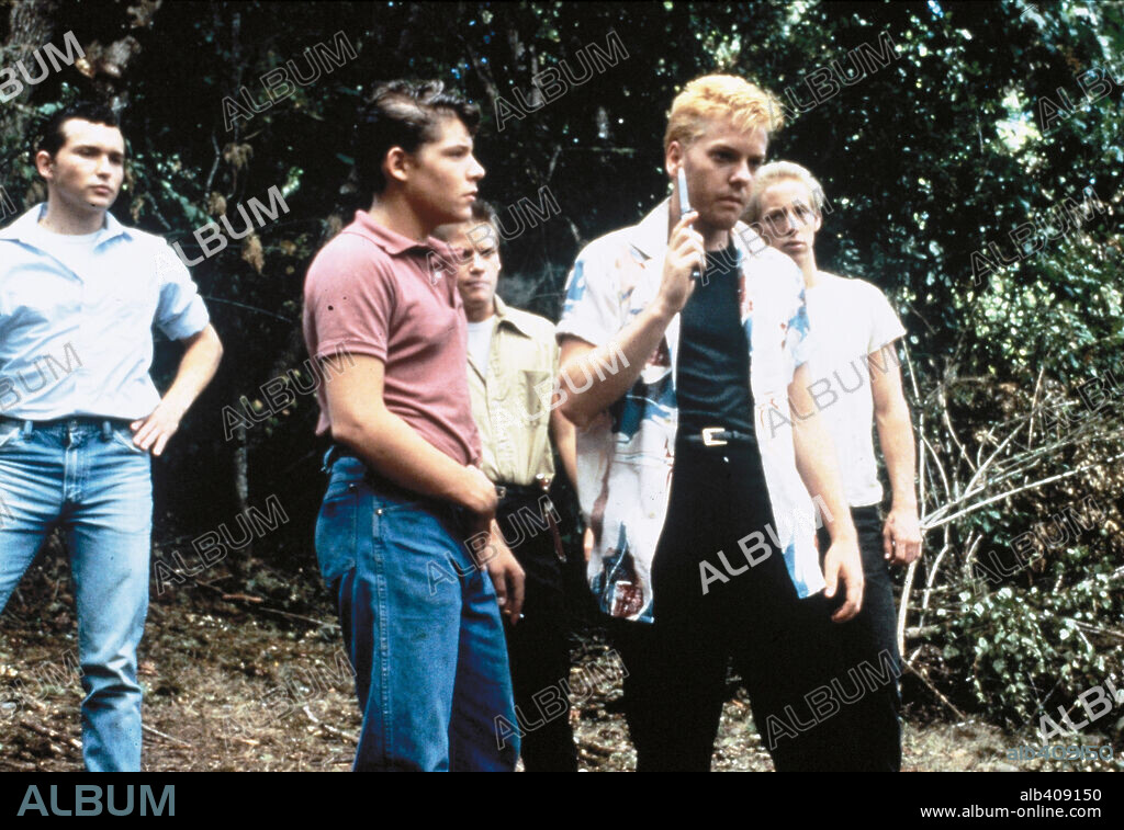 KIEFER SUTHERLAND in STAND BY ME - DAS GEHEIMNIS EINES SOMMERS, 1986 (STAND BY ME), unter der Regie von ROB REINER. Copyright COLUMBIA PICTURES.