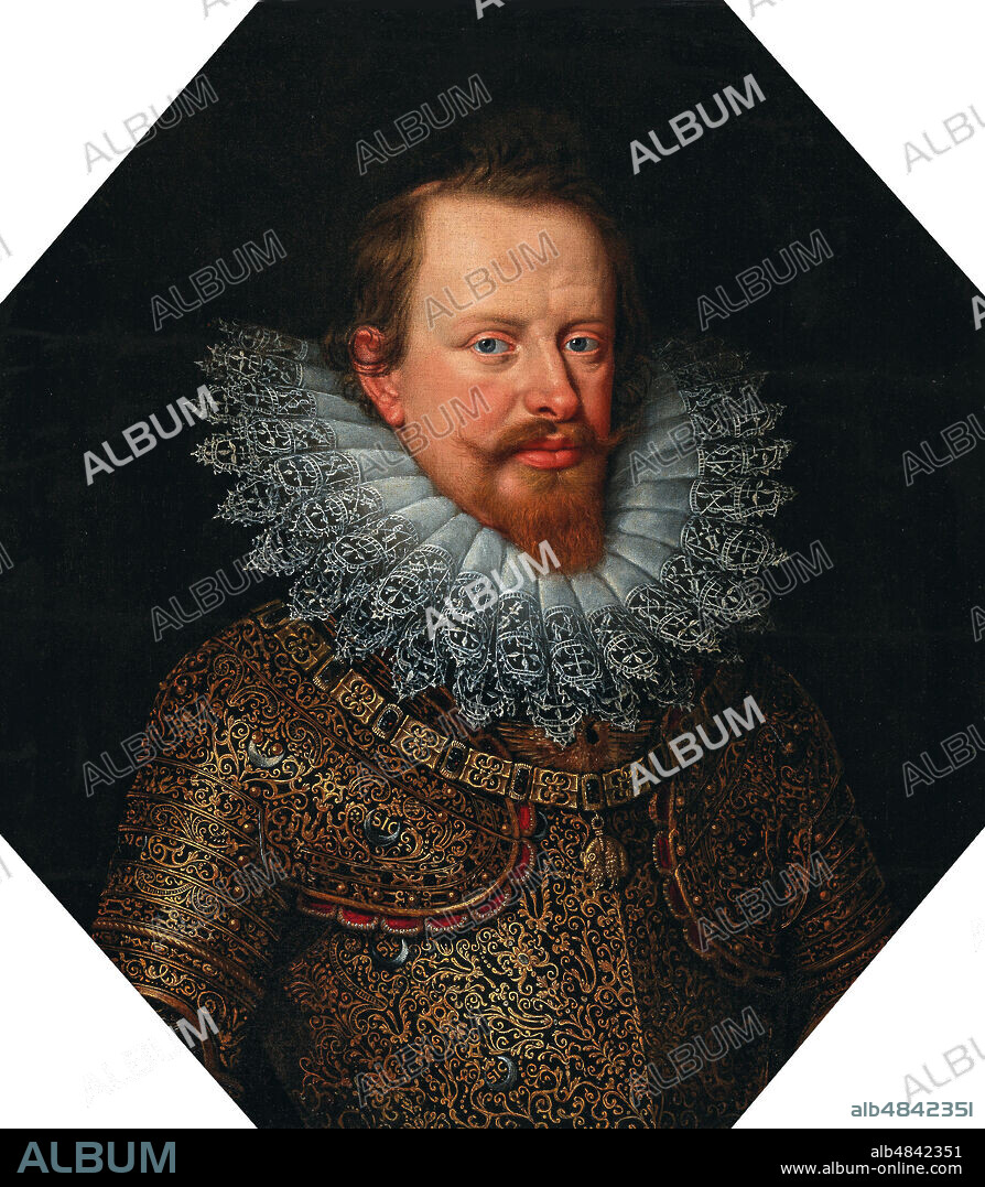 POURBUS, FRANS, THE YOUNGER. Portrait of Vincenzo Gonzaga (1562-1612), Duke of Mantua.
