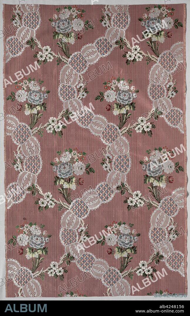 Lengths of Silk Brocade, 1774-1793. France, 18th century, Period of Louis XVI (1774-1793). Brocade, silk; average: 87.6 x 54.6 cm (34 1/2 x 21 1/2 in.).