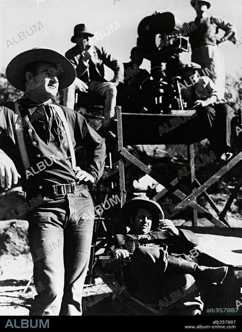 JOHN WAYNE en LA DILIGENCIA, 1939 (STAGECOACH), dirigida por JOHN FORD. Copyright UNITED ARTISTS.