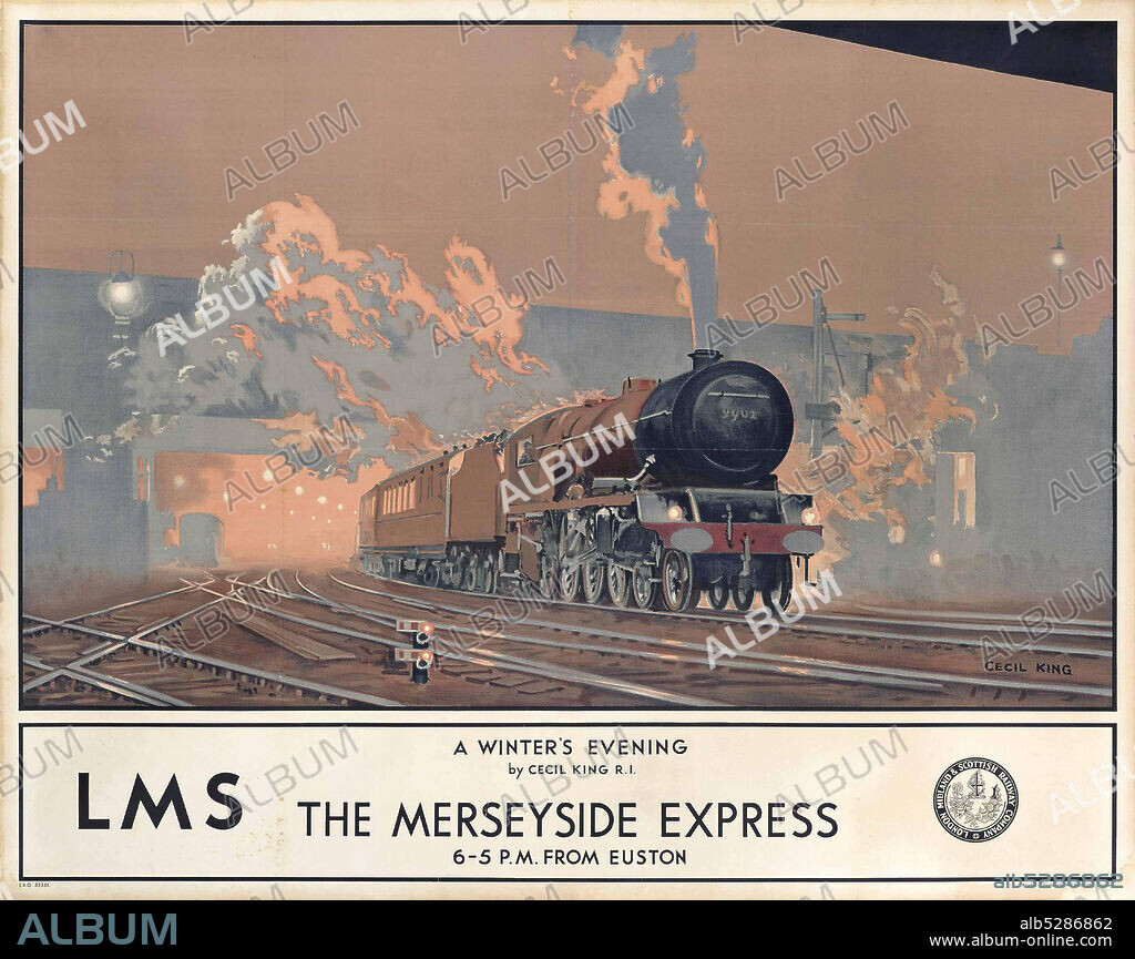 CECIL KING. The Merseyside Express.