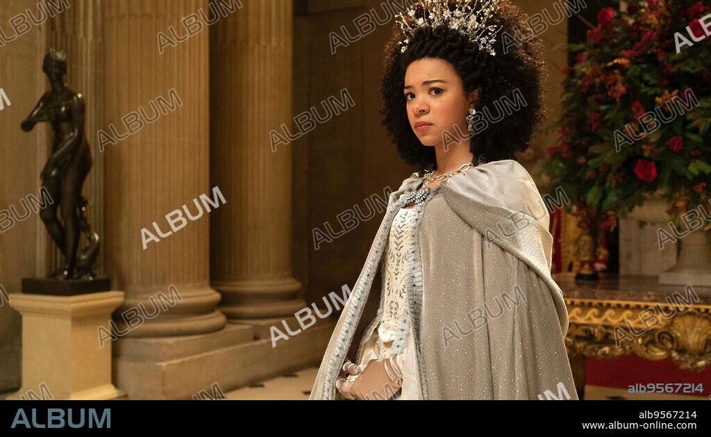 INDIA AMARTEIFIO in QUEEN CHARLOTTE: A BRIDGERTON STORY, 2023, unter der Regie von TOM VERICA. Copyright Shondaland.