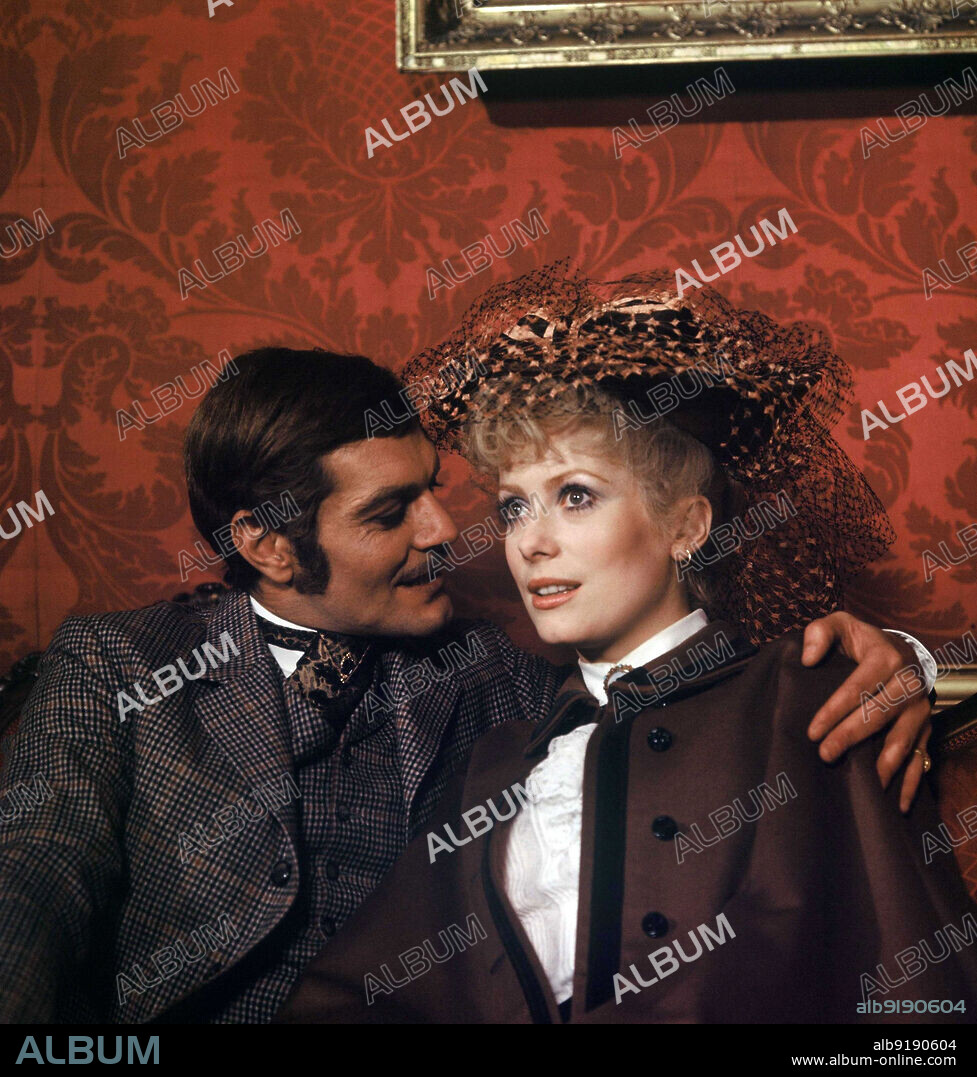CATHERINE DENEUVE and OMAR SHARIF in MAYERLING, 1968, directed by TERENCE YOUNG. Copyright M.G.M.