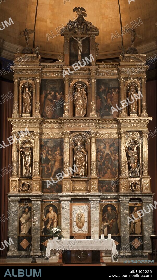 JOAN BAPTISTA TOSCANO. Retablo del a iglesia de Sant Andreu de Llavaneras, 1603.