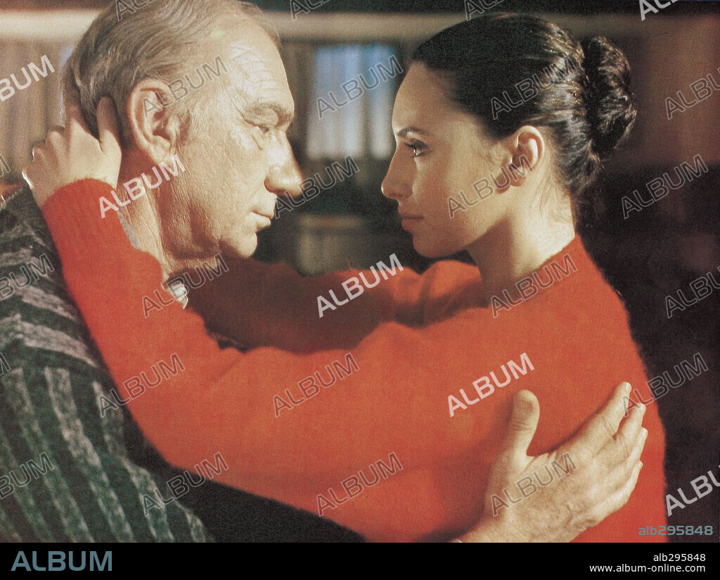 FERNANDO FERNAN GOMEZ y LAURA DEL SOL en LOS ZANCOS, 1984, dirigida por CARLOS SAURA. Copyright EMILIANO PIEDRA.