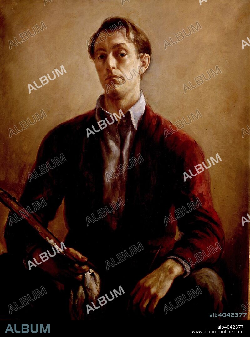 PEDRO BUENO VILLAREJO (1910-1893). BUENO . PEDRO PINTOR ESPAÑOL. VILLAR DEL RIO 1910-1993 AUTORRETRATO, AÑO 1945 CAJA PROVINCIAL DE AHORROS DE CORDOBA ATENCION: AUTOR CONTEMPORANEO SUJETO A COPYRIGHT ©. EL CLIENTE FINAL ES RESPONSABLE DE LA GESTION DE LOS DERECHOS DE AUTOR CON LAS SOCIEDADES EXISTENTES DE GESTION DE DERECHOS O DIRECTAMENTE CON LOS ORGANISMOS TITULARES DE LOS MISMOS.