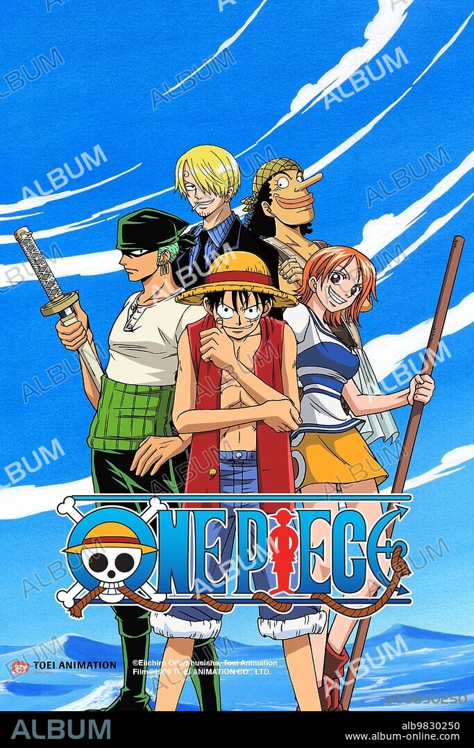 Poster of ONE PIECE, 1999, directed by KONOSUKE UDA and MUNEHISA SAKAI. Copyright Toei Animation.