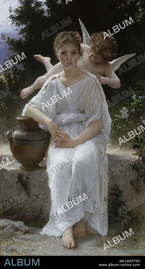 Young Love   William-Adolphe Bouguereau (1825-1905/ French)  Oil on Canvas  The Cummer Museum of Art and Gardens, Jacksonville, Florida.