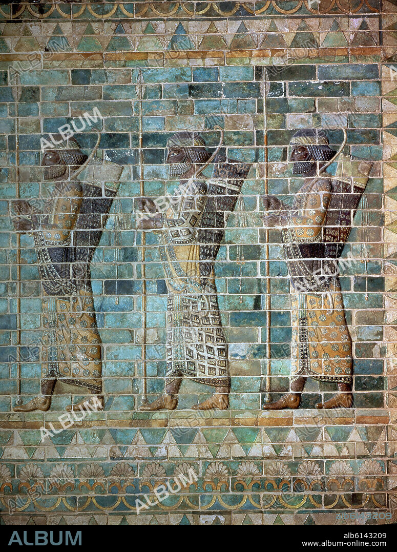 FRISO-ARQUEROS REALES-PROCD PALACIO DARIO DE SUSA-ARTE ASIRI.