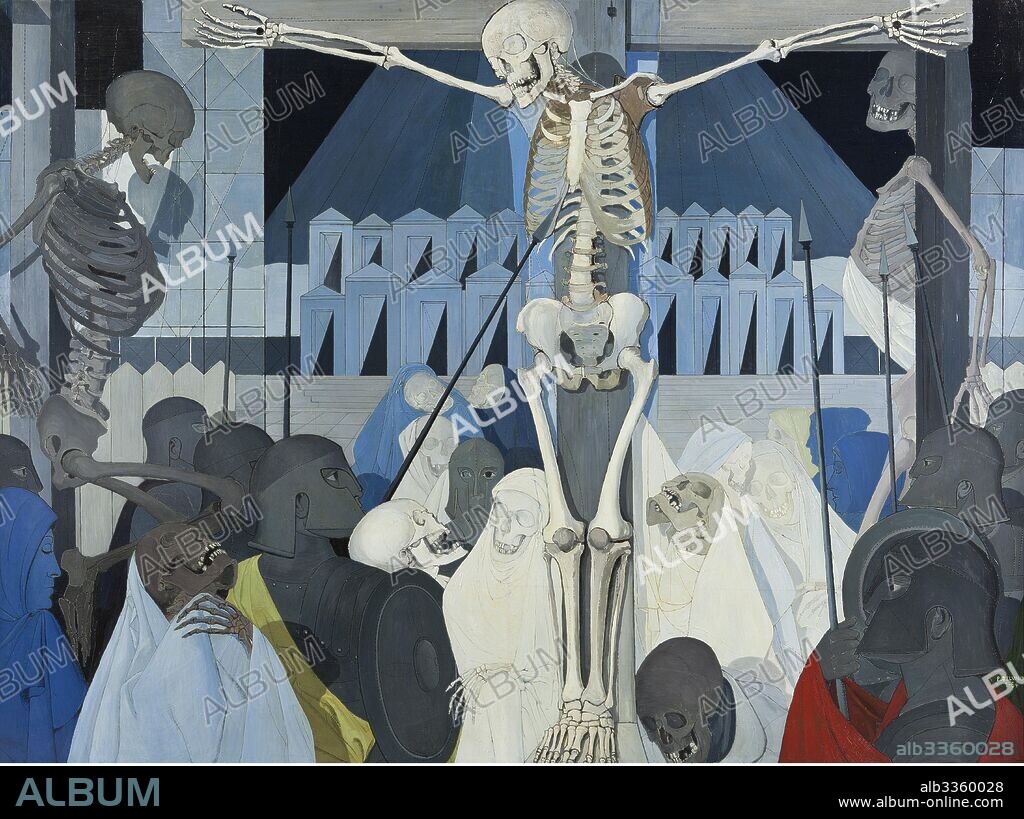 PAUL DELVAUX. The Crucifixion.