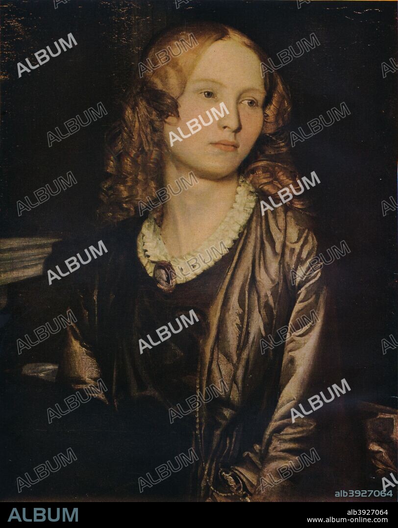 'Mary Ann, Wife of Leonard Collman', c1854 (1931).. Painting held at the Tate, London. From The Studio Volume 102, [London Offices of the Studio, London, 1931].