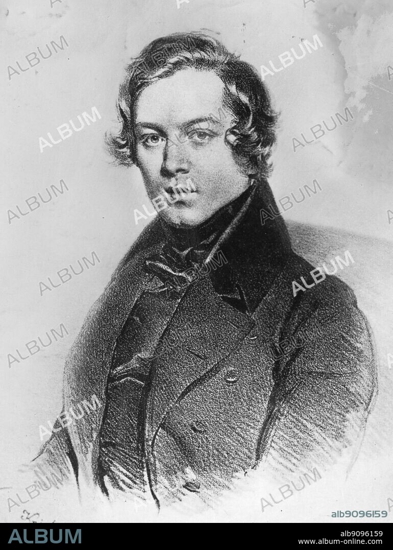 Robert Alexander Schumann (1810-1856) German Composer and Writer.