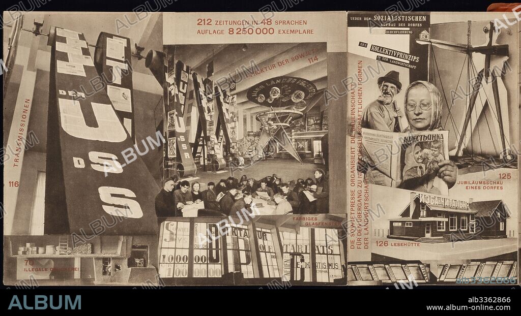 EL LISSITZKY. USSR. Catalogue of the Soviet pavilion at the International Press Exhibition, Cologne.