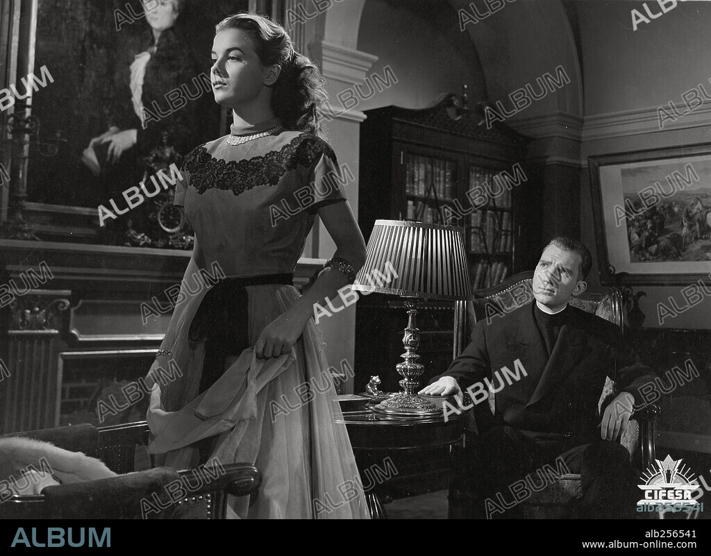 FERNANDO FERNAN GOMEZ y MARIA ROSA SALGADO en BALARRASA, 1951. Copyright ASPA FILMS.