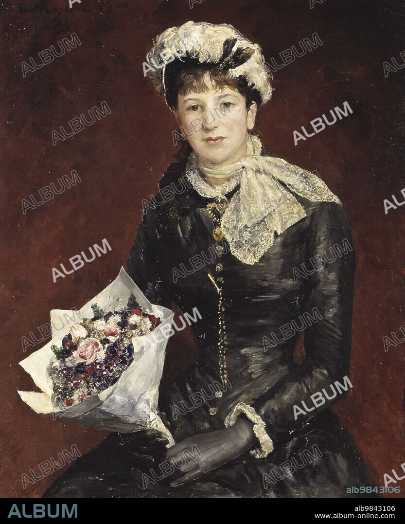 ERNST JOSEPHSON. Miss Anna Bagge, née Heyman, 1880.
