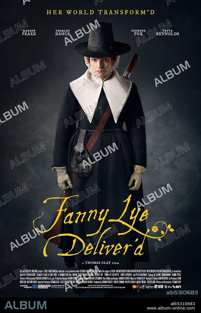 MAXINE PEAKE en FANNY LYE LIBERADA, 2019 (FANNY LYE DELIVER'D), dirigida por THOMAS CLAY. Copyright Pull Back Camera Ltd.