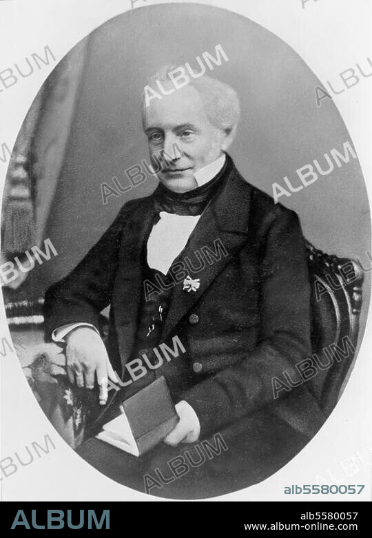 Bopp, Franz Sprachforscher (u. a. Sanskritstudien), Mainz 14.9.1791 - Berlin 23.10.1867. Porträtaufnahme, um 1860.