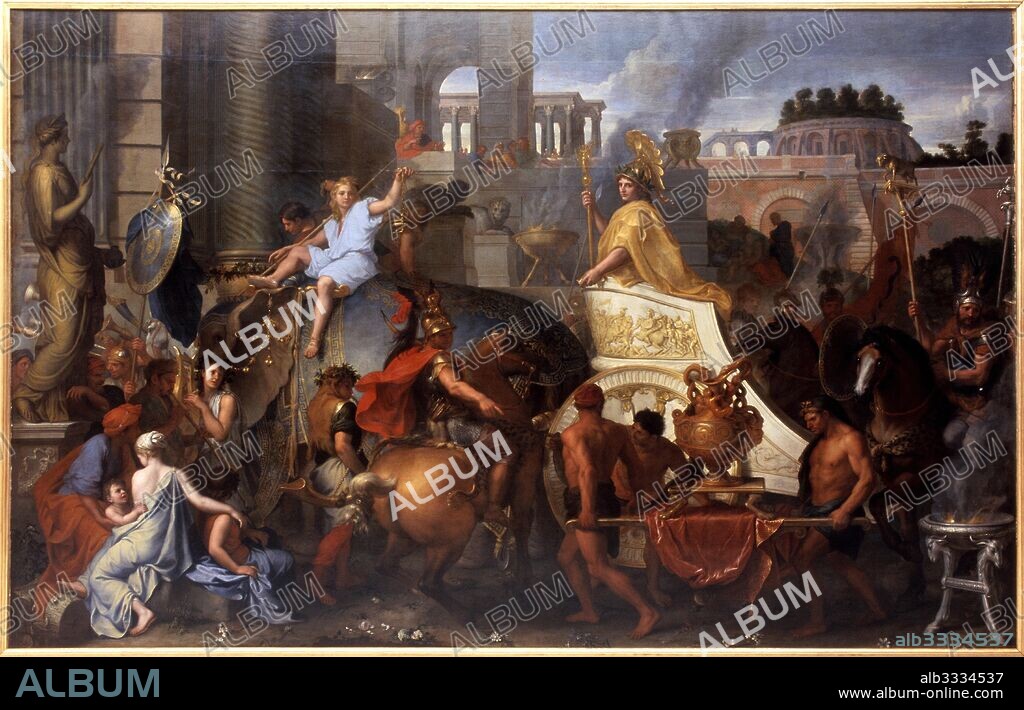 CHARLES LE BRUN. Alexander Entering Babylon (The Triumph of Alexander the Great).