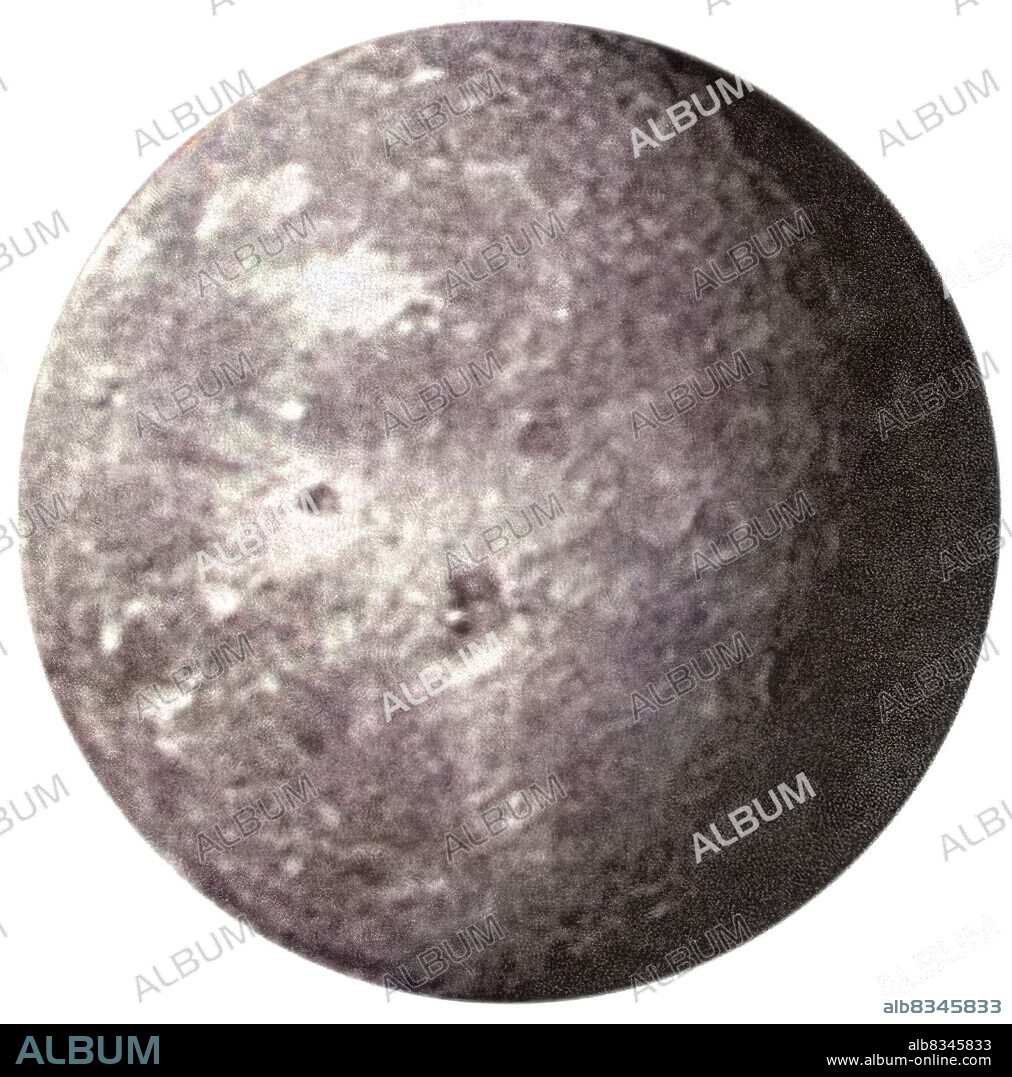 Oberon is the most distant of the five major moons.