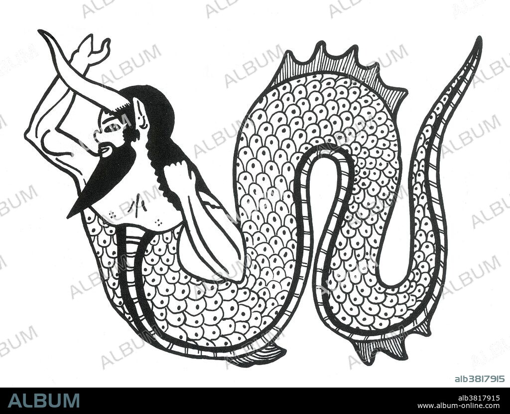 Mermen are mythical male equivalents and counterparts of mermaids, legendary creatures who have the form of a male human from the waist up and are fish-like from the waist down, having scaly fish tails in place of legs. The actions and behavior of mermen can vary wildly depending on the source and time period of the stories. They have been said to sink ships by summoning great storms, but also said to be wise teachers, according to earlier mythology. Mermen, just like mermaids, can lure and attract female humans with their enchantingly beautiful, soft melodic and seductive siren-like singing voices and tones. A legendary creature is an animal, especially a nonhuman, whose life is accounted in non-historical or yet to be verified stories that sometime involve the supernatural. Some legendary creatures have their origin in traditional mythology and have been believed to be real creatures.