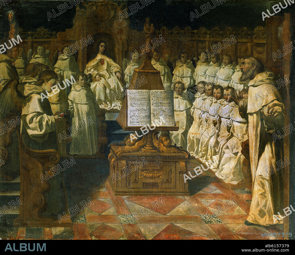 FRANCISCO DE ZURBARAN. Spanish school. Carthusian Monks. Cartujos. Sevilla cathedral.