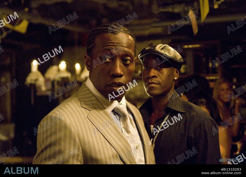 DON CHEADLE y WESLEY SNIPES en LOS AMOS DE BROOKLYN, 2009 (BROOKLYN'S FINEST), dirigida por ANTOINE FUQUA. Copyright millennium films/thunder road productions.