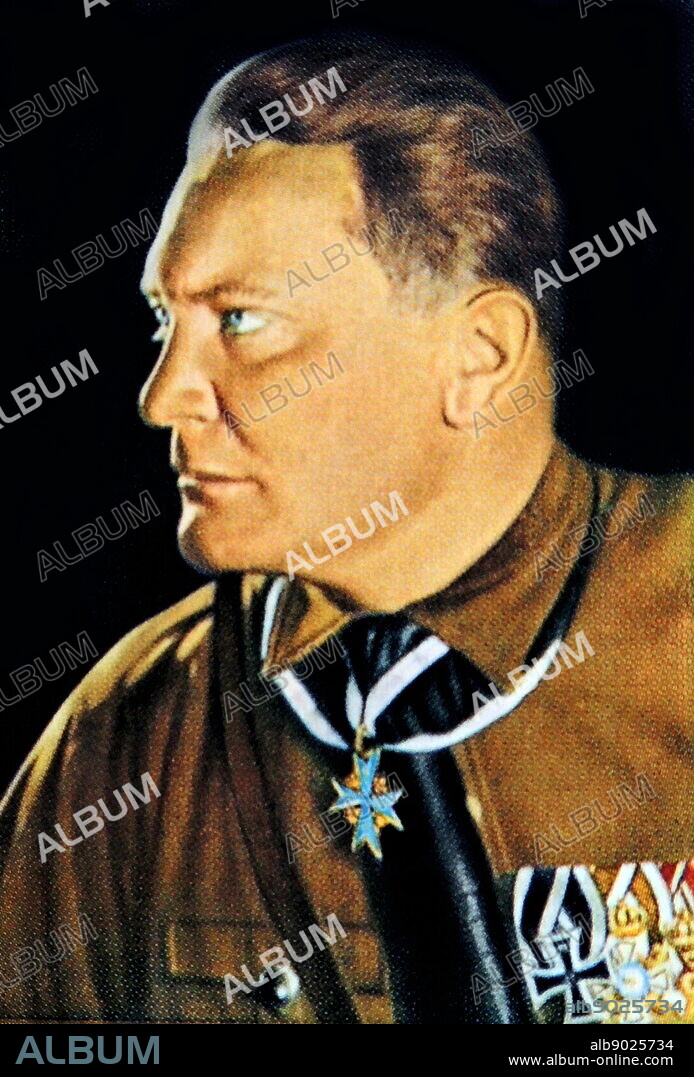 Hermann Göring, Commander-in-Chief of the Luftwaffe, President of the Reichstag, Prime Minister of Prussia, Plenipotentiary for the Implementation of the Four Year (economic) Plan, and designated successor to Hitler.circa 1933.