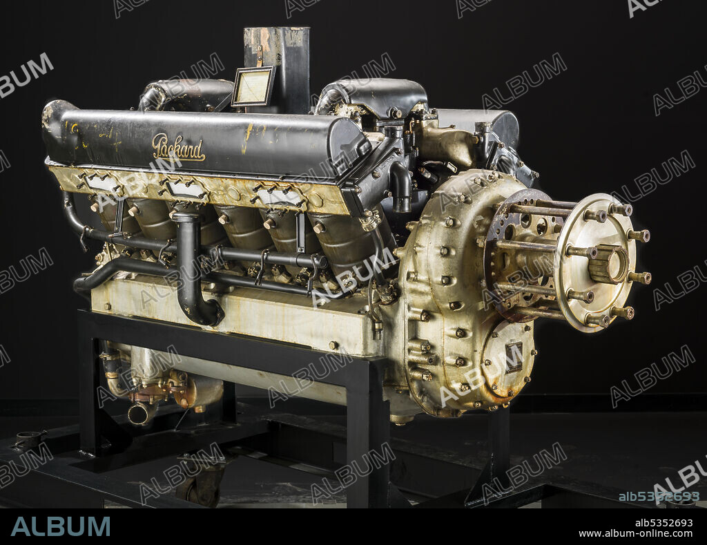The Packard Motor Car Company of Detroit, Michigan produced the world’s first quantity-production 12-cylinder automobile in in 1916, and belief in that engine carried over to aviation in the following year. Particularly beginning with lessons learned with the World War I era Liberty engines, Packard began development of 12-cylinder aircraft engines in 1923 that would better fully meet requirements of the Army and Navy, with a resulting great step forward made in decreasing the weight per horsepower. The engines in the Packard 2500 series were built in direct drive and geared types. The development of the 3A-2500, like its predecessors the 1A-2500 and 2A-2500, was sponsored by both the Army and the Navy. By 1927, the Model 2500 was the most powerful standard aircraft engine in existence. It powered the Huff-Daland XHB-1 Cyclops, the Martin 3-Purpose Aircraft, Dornier Superwal, and Boeing PB-1. The Packard 3A-2500 was type certificated for commercial use in January 1929.