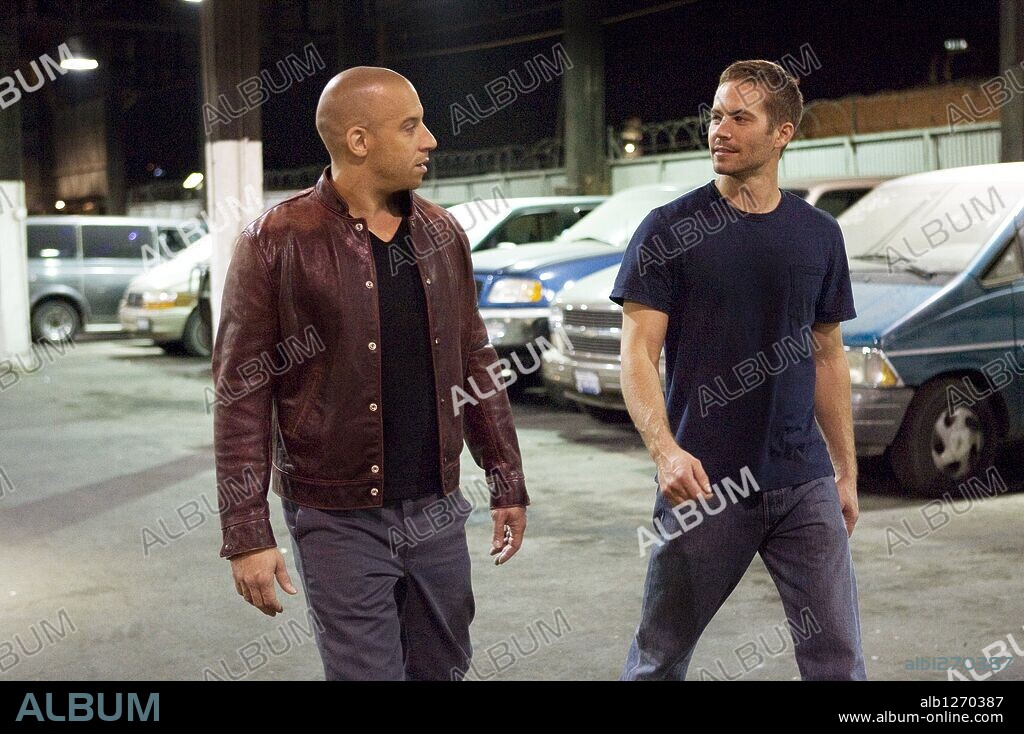 PAUL WALKER und VIN DIESEL in FAST & FURIOUS, 2009, unter der Regie von JUSTIN LIN. Copyright UNIVERSAL PICTURES.