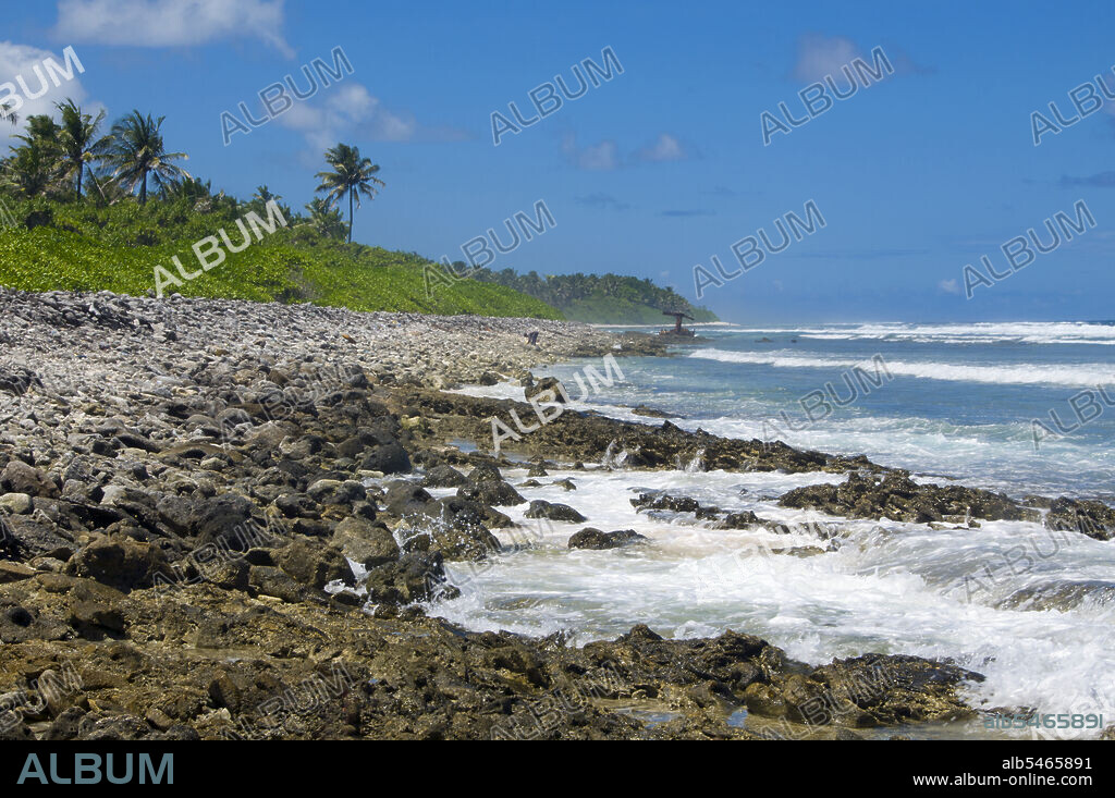 Asia's smallest and least-known nation, the Republic of Maldives, lies scattered from north to south across a 750-kilometre sweep of the Indian Ocean 500 kilometres south-west of Sri Lanka. More than 1000 islands, together with innumerable banks and reefs, are grouped in a chain of nineteen atolls which extends from a point due west of Colombo to just south of the equator. The atolls, formed of great rings of coral based on the submarine Laccadive-Chagos ridge, vary greatly in size. Some are only a few kilometres square, but in the far south the great atoll of Suvadiva is sixty-five kilometres across, and has a central lagoon of more than 2000 square kilometres. The northern and central atolls are separated from each other by comparatively narrow channels of deep water, but in the south Suvadiva is cut off by the eighty-kilometre-wide One-and-a-half-Degree Channel. Addu Atoll is still more isolated, being separated from the atoll of Suvadiva by the seventy-kilometre-wide Equatorial Channel.