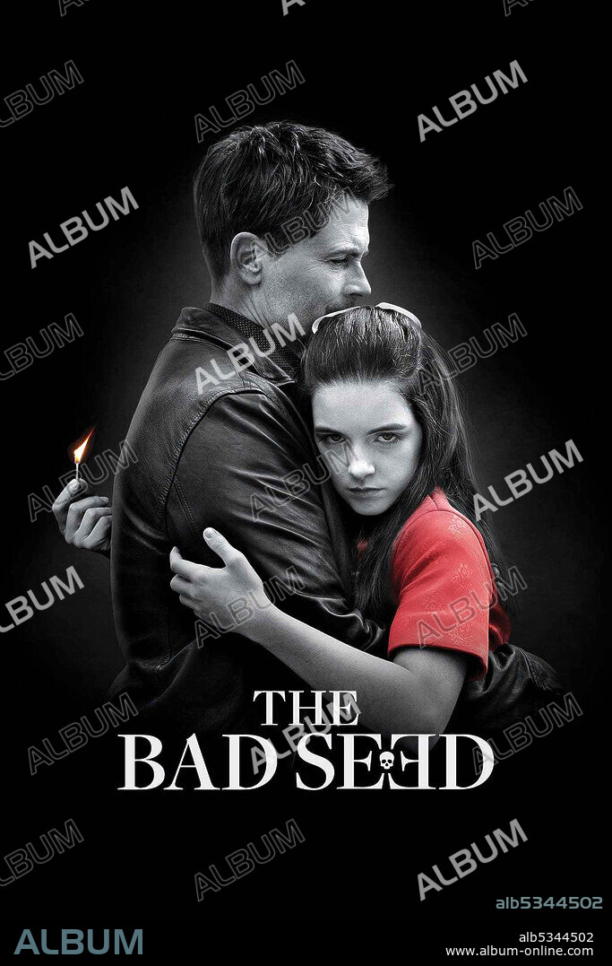 MCKENNA GRACE y ROB LOWE en THE BAD SEED, 1956, dirigida por MERVYN LEROY. Copyright WARNER BROTHERS.