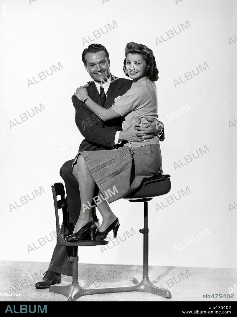 ESTHER WILLIAMS and RED SKELTON in BATHING BEAUTY, 1944, directed by GEORGE SIDNEY. Copyright M.G.M.