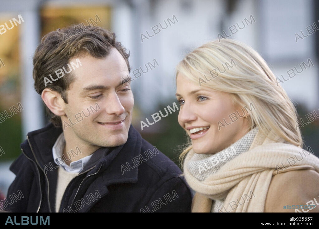 CAMERON DIAZ and JUDE LAW in THE HOLIDAY, 2006, directed by NANCY MEYERS. Copyright COLUMBIA PICTURES / MEIN, SIMON.