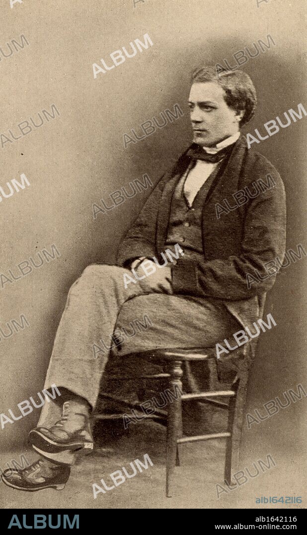 George Cadbury (1839-1922) at the age of 18. English Quaker industrialist and social reformer who, with his brother Richard, took over their father's chocolate business in 1861. In 1866 they were the first in Britain to sell cocoa as a drink. In 1879 the firm moved to Bournville, Birmingham. From "The Life of George Cadbury" by AG Gardiner (London, 1923).  (Photo by: Universal History Archive/UIG via Getty Images).