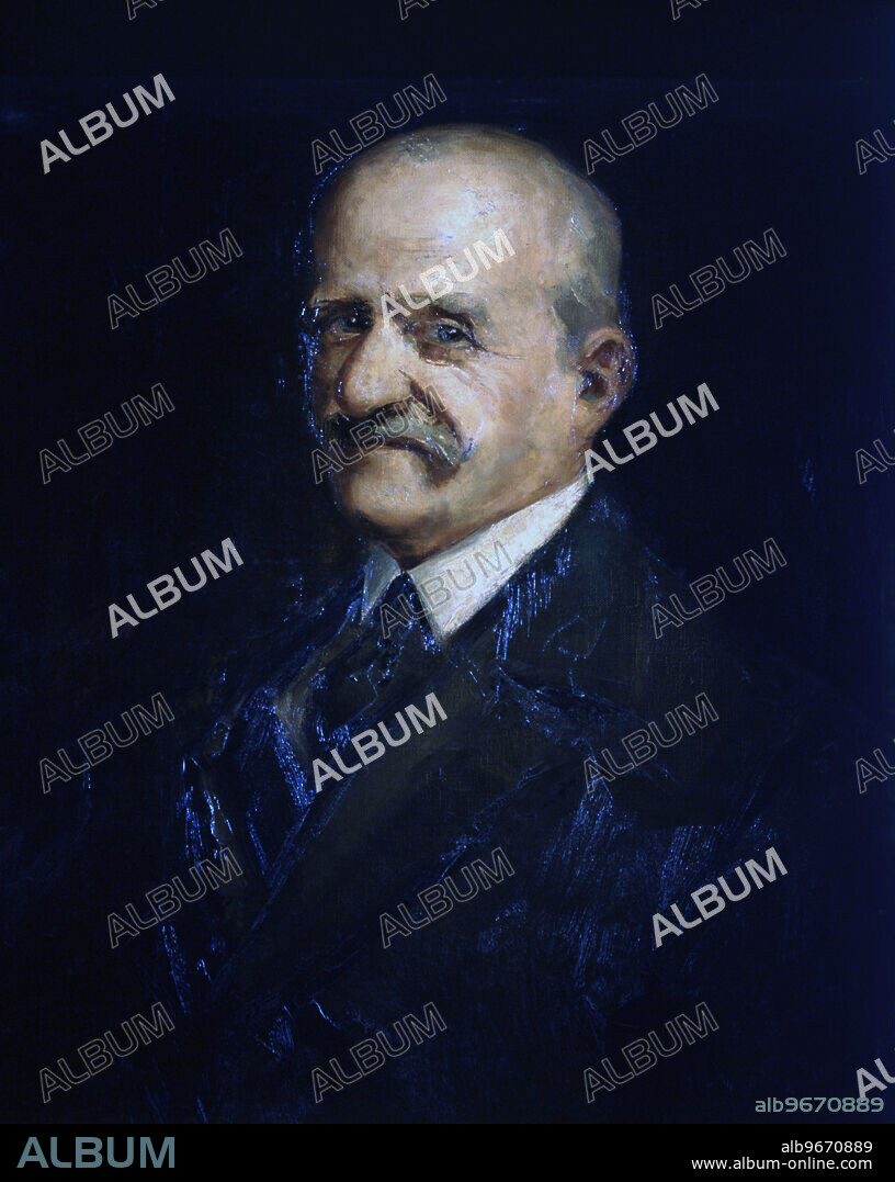 ROMANONES , CONDE DE. ALVARO DE FIGUEROA Y TORRES. POLITICO ESPAÑOL . MADRID 1863 - 1950. OLEO DE JUAN ANTONIO MORALES. ATENEO DE MADRID. ATENCION: AUTOR CONTEMPORANEO SUJETO A COPYRIGHT ©. EL CLIENTE FINAL ES RESPONSABLE DE LA GESTION DE LOS DERECHOS DE AUTOR CON LAS SOCIEDADES EXISTENTES DE GESTION DE DERECHOS O DIRECTAMENTE CON LOS ORGANISMOS TITULARES DE LOS MISMOS.