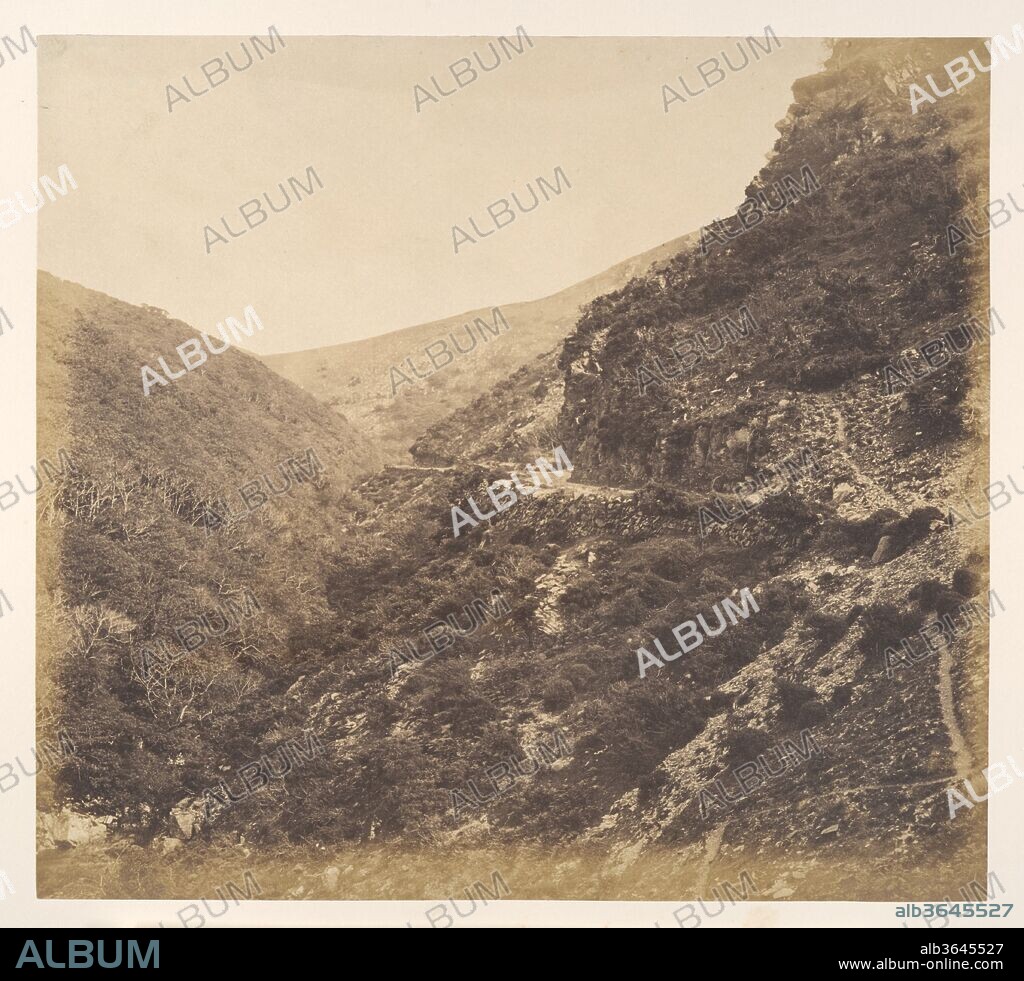 On the Road to Watersmeet, near Lynton, North Devon. Artist: Arthur Julius Pollock (British, 1835-1890). Date: 1856.