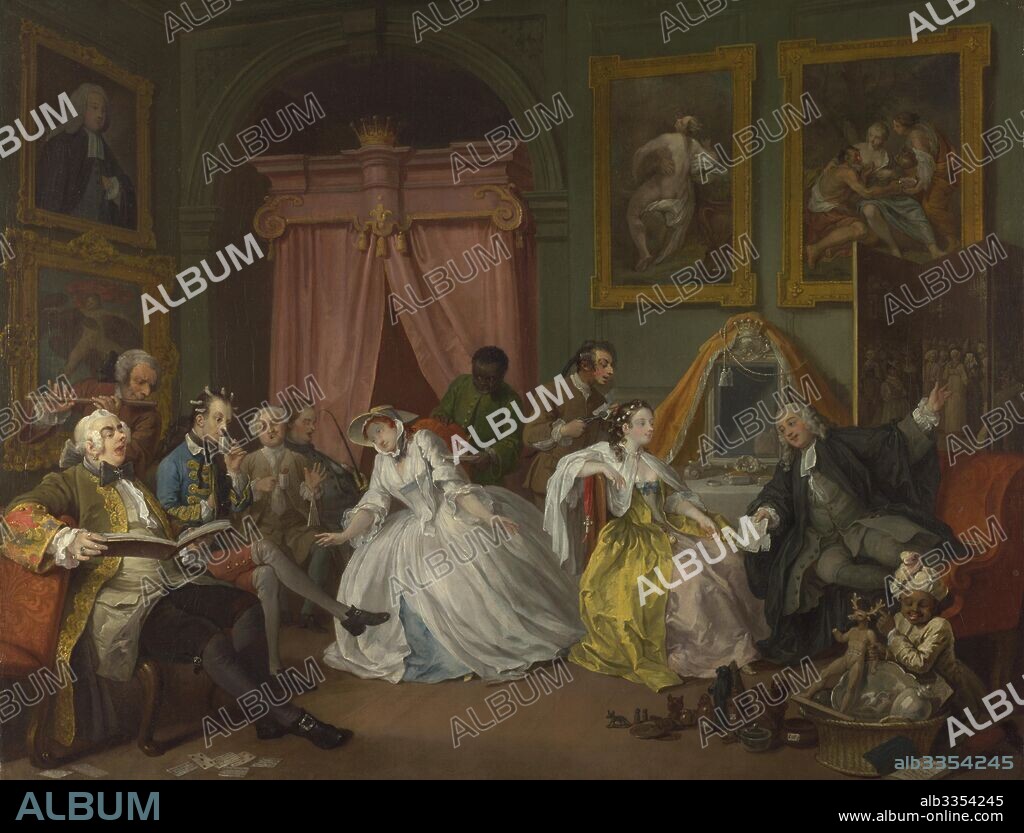 WILLIAM HOGARTH. Marriage à-la-mode. 4. The Toilette.