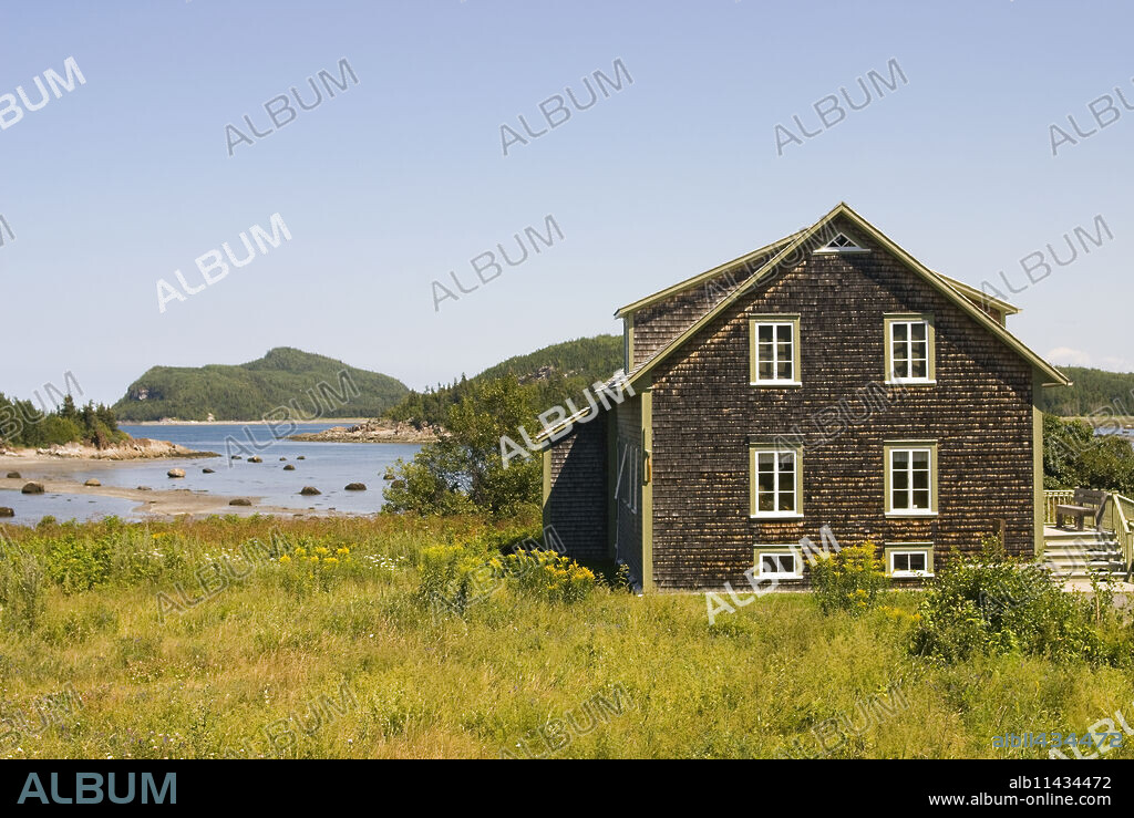 Rioux farm, Bic National Park, Quebec province, Canada, North America.