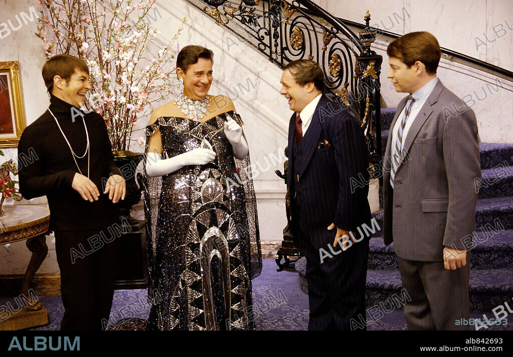 GARY BEACH, MATTHEW BRODERICK, NATHAN LANE and ROGER BART in THE PRODUCERS, 2005, directed by SUSAN STROMAN. Copyright UNIVERSAL PICTURES / SCHWARTZ, ANDREW.
